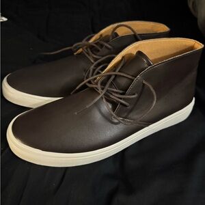 Express dress shoes. Brown. Worn once. Size 9